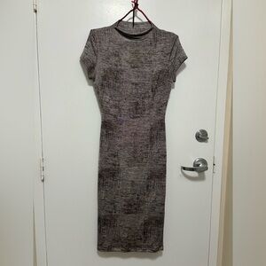 Metallic lined dress